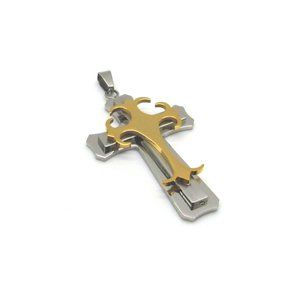 Large Stainless Steel Cross Pendant